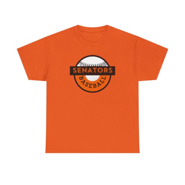 Portsmouth West - Senators Baseball - Unisex Heavy Cotton Tee - Image 13