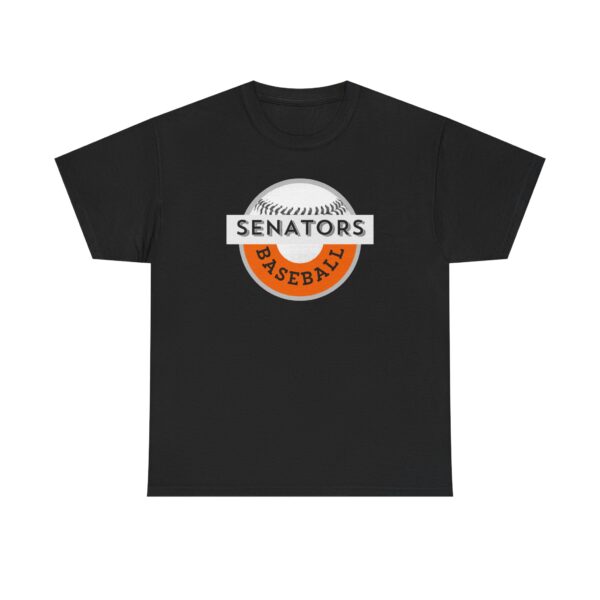 Portsmouth West - Senators Baseball - Unisex Heavy Cotton Tee