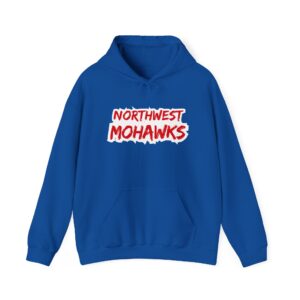 Northwest Mohawks - Grunge Text - Unisex Heavy Blend™ Hooded Sweatshirt