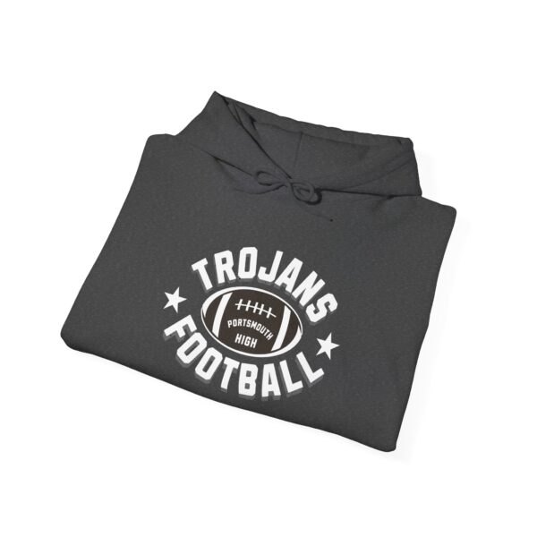 Trojans Football - Unisex Heavy Blend™ Hooded Sweatshirt - Image 4