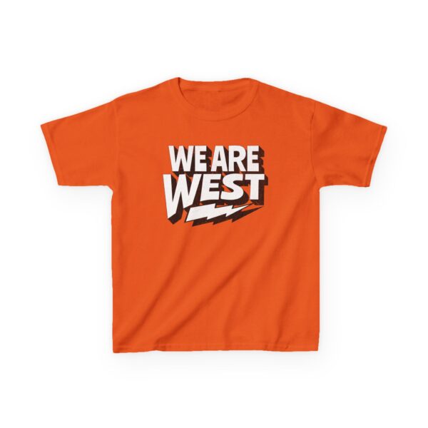 We Are West - Kids Heavy Cotton Tee - Image 5