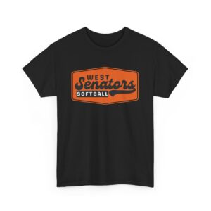 Portsmouth West - Senators Softball - Unisex Heavy Cotton Tee