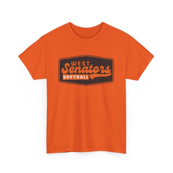 Portsmouth West - Senators Softball - Unisex Heavy Cotton Tee - Image 2