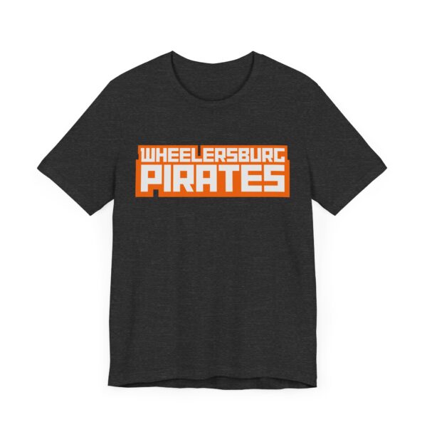 Wheelersburg Pirates - Block Text - Super Soft Unisex Jersey Short Sleeve Tee - Image 15