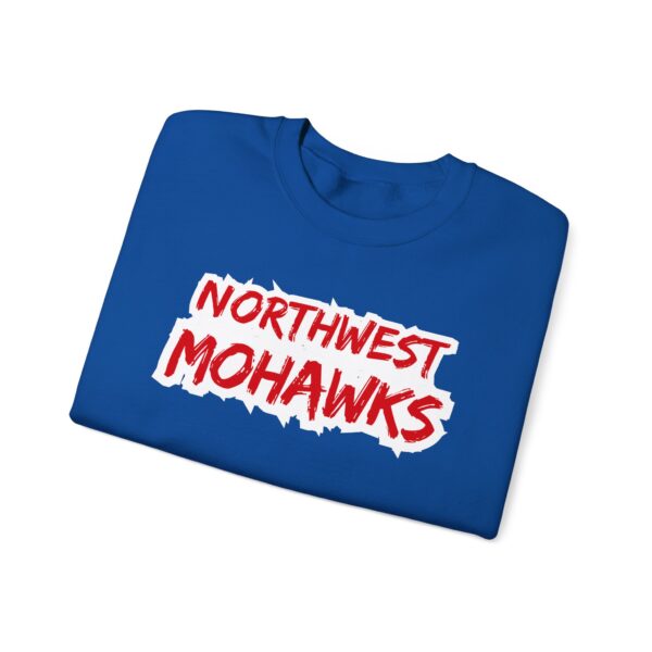 Northwest Mohawks - Grunge Text - Unisex Heavy Blend™ Crewneck Sweatshirt - Image 3