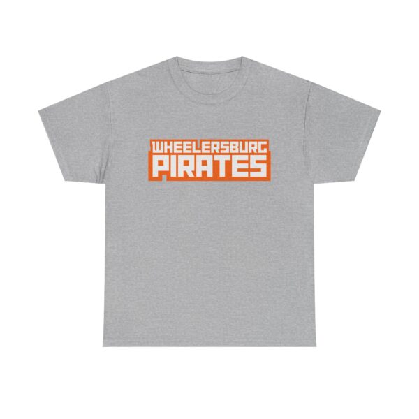 Wheelersburg Pirates - Block Text - Unisex Heavy Cotton Tee