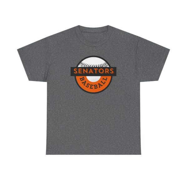 Portsmouth West - Senators Baseball - Unisex Heavy Cotton Tee - Image 5