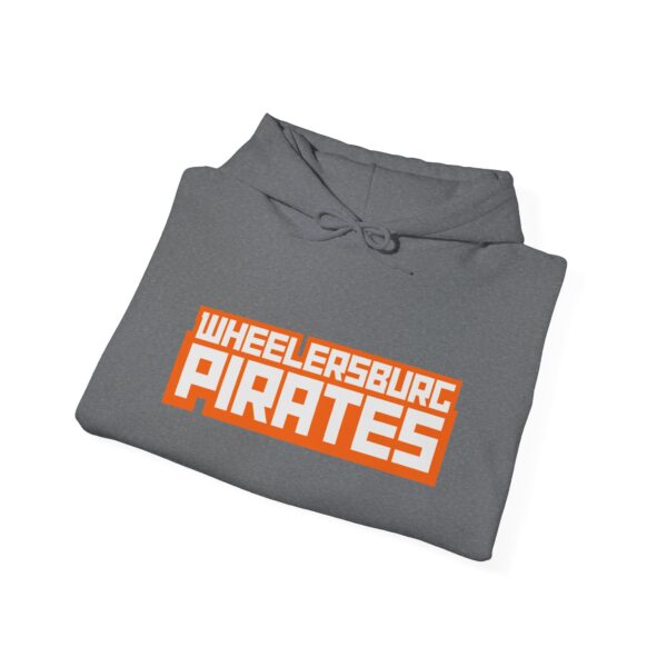 Wheelersburg Pirates - Block Text - Unisex Heavy Blend™ Hooded Sweatshirt - Image 8