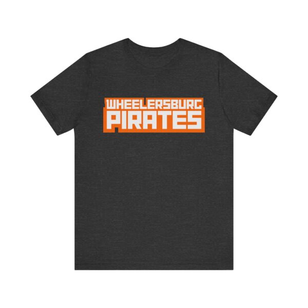 Wheelersburg Pirates - Block Text - Super Soft Unisex Jersey Short Sleeve Tee - Image 13