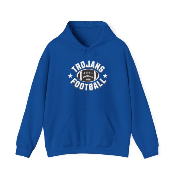 Trojans Football - Unisex Heavy Blend™ Hooded Sweatshirt - Image 5