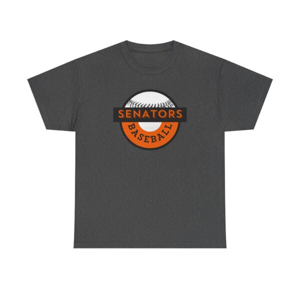 Portsmouth West - Senators Baseball - Unisex Heavy Cotton Tee - Image 9