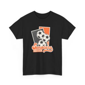 Portsmouth West - Senators Soccer - Unisex Heavy Cotton Tee