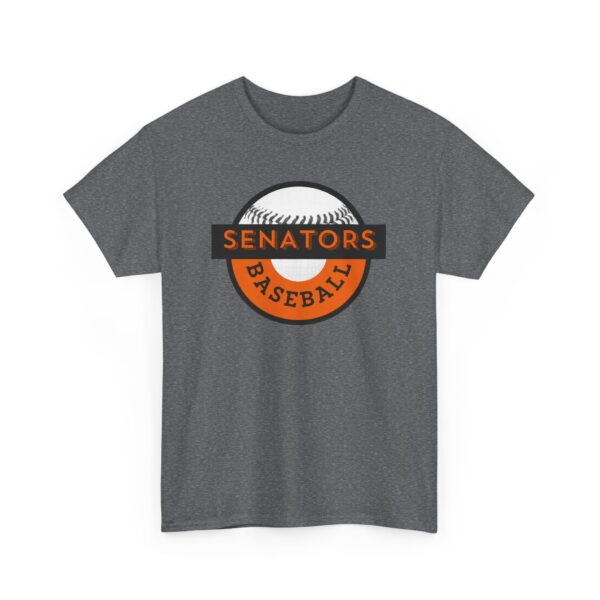 Portsmouth West - Senators Baseball - Unisex Heavy Cotton Tee - Image 7