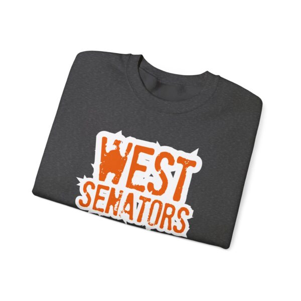 Portsmouth West - Grunge Text "West Senators" - Unisex Heavy Blend™ Crewneck Sweatshirt - Image 11