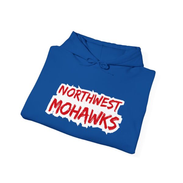 Northwest Mohawks - Grunge Text - Unisex Heavy Blend™ Hooded Sweatshirt - Image 4