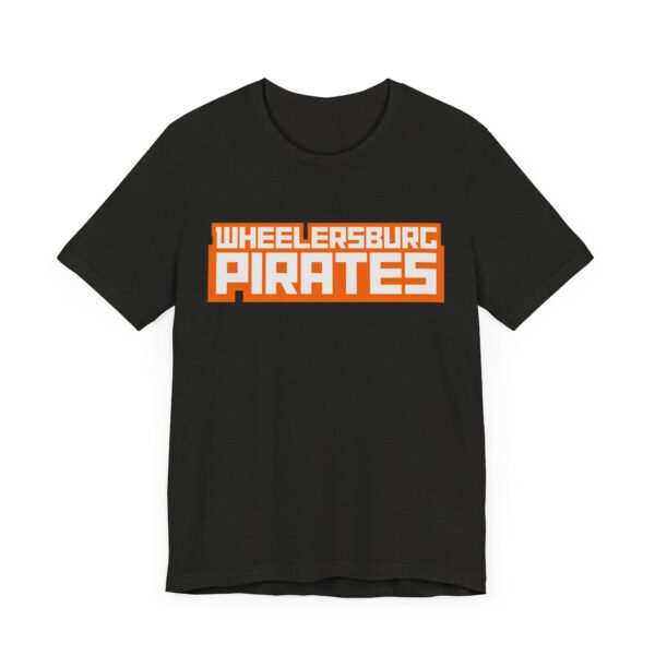 Wheelersburg Pirates - Block Text - Super Soft Unisex Jersey Short Sleeve Tee - Image 7