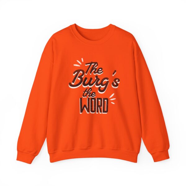 The Burg's the Word - Wheelersburg - Unisex Heavy Blend™ Crewneck Sweatshirt - Image 5