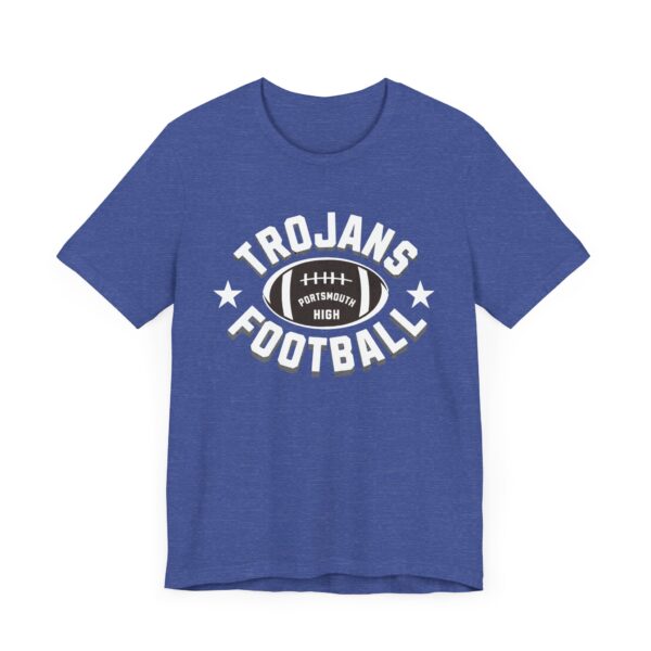 Trojans Football - Super Soft Unisex Jersey Short Sleeve Tee - Image 3