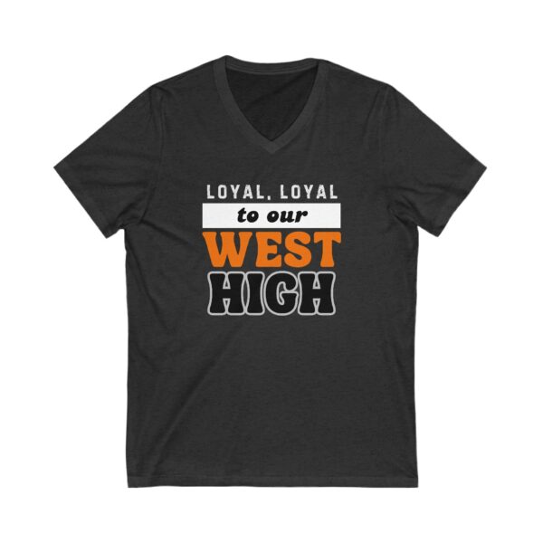 Loyal, Loyal | Unisex Jersey Short Sleeve V-Neck Tee - Image 3