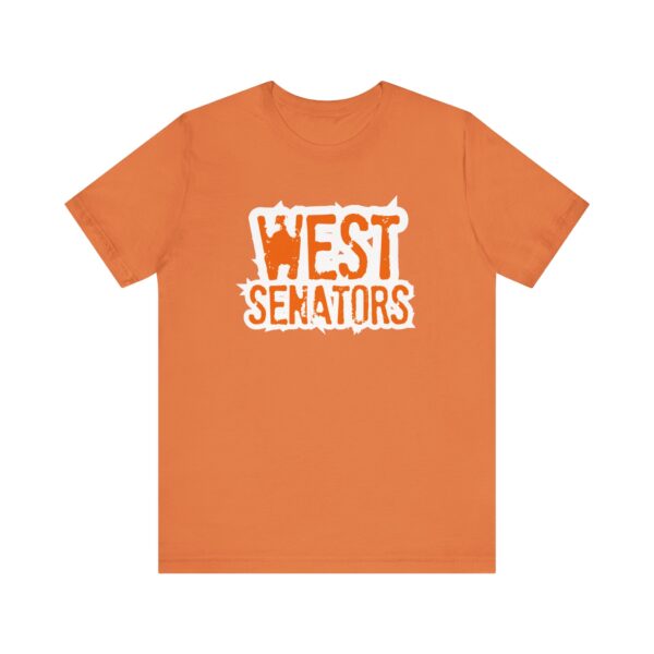 Super Soft!! Portsmouth West - West Senators - Grunge Text - Super Soft Unisex Jersey Short Sleeve Tee - Image 5
