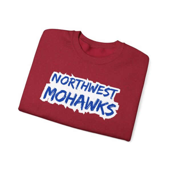 Northwest Mohawks - Grunge Text - Unisex Heavy Blend™ Crewneck Sweatshirt - Image 7
