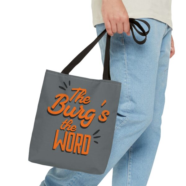 The Burg's the Word - Wheelersburg - Tote Bag - Image 3