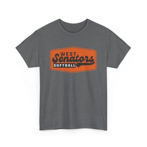 Portsmouth West - Senators Softball - Unisex Heavy Cotton Tee - Image 3