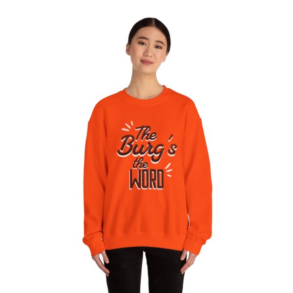 The Burg's the Word - Wheelersburg - Unisex Heavy Blend™ Crewneck Sweatshirt - Image 8