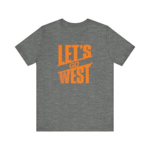 Super Soft!! Portsmouth West - Let's Go West - Super Soft Unisex Jersey Short Sleeve Tee