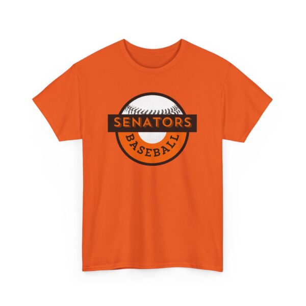 Portsmouth West - Senators Baseball - Unisex Heavy Cotton Tee - Image 15