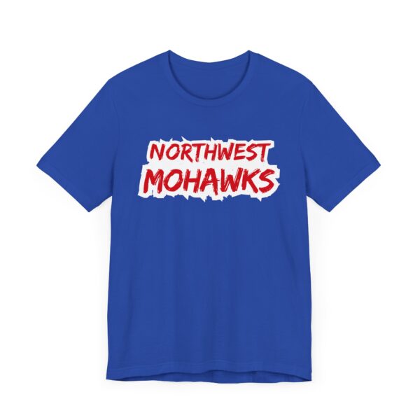 Northwest Mohawks - Grunge Text - Super Soft Unisex Jersey Short Sleeve Tee - Image 3