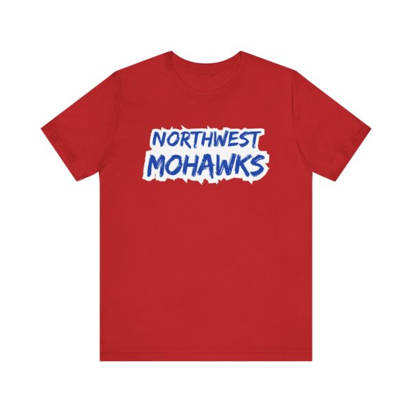 Northwest Mohawks - Grunge Text - Super Soft Unisex Jersey Short Sleeve Tee - Image 5