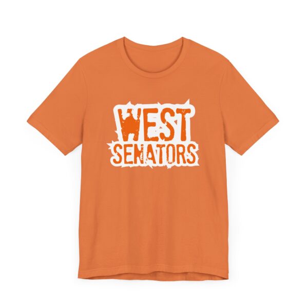 Super Soft!! Portsmouth West - West Senators - Grunge Text - Super Soft Unisex Jersey Short Sleeve Tee - Image 7