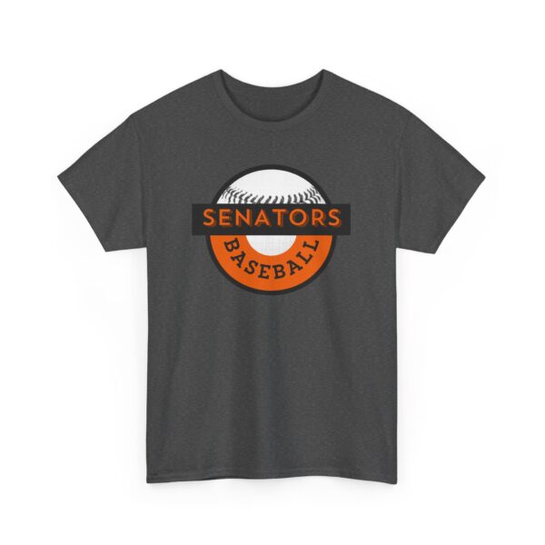 Portsmouth West - Senators Baseball - Unisex Heavy Cotton Tee - Image 11