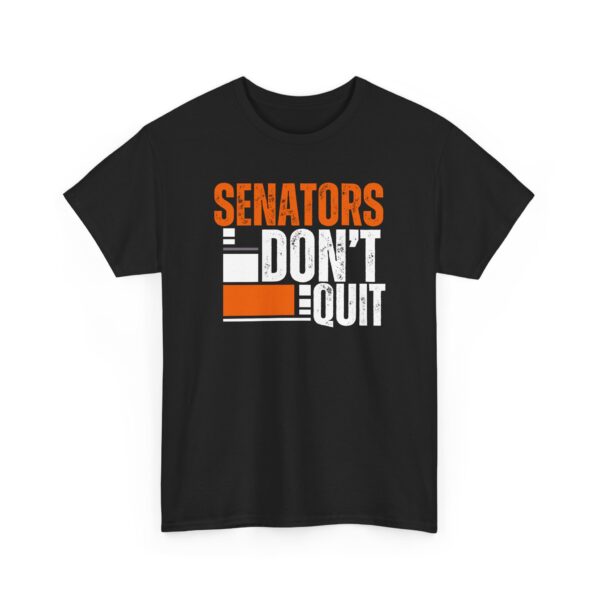 Senators Don't Quit - Portsmouth West - Unisex Heavy Cotton Tee - Image 3