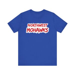 Northwest Mohawks - Grunge Text - Super Soft Unisex Jersey Short Sleeve Tee