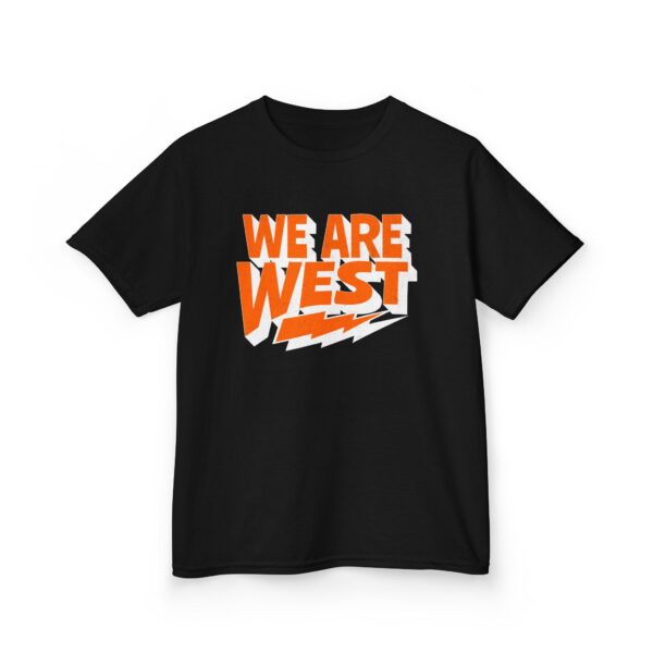We Are West - Kids Heavy Cotton Tee - Image 3