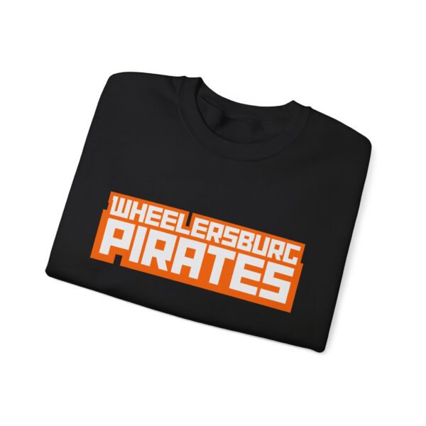 Wheelersburg Pirates - Block Text - Unisex Heavy Blend™ Crewneck Sweatshirt - Image 3