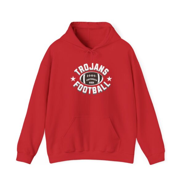 Trojans Football - Unisex Heavy Blend™ Hooded Sweatshirt - Image 9