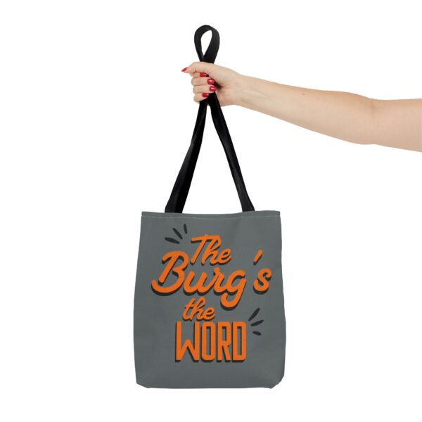 The Burg's the Word - Wheelersburg - Tote Bag - Image 4